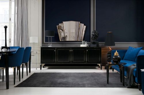 Gold Black Dining Set | Celal Duman Furniture - MASKO